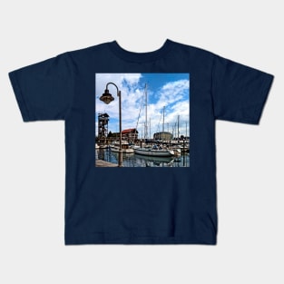 Baltimore MD - Marina Near Fells Point Kids T-Shirt